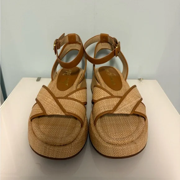 sam edelman women’s nylie platform ankle strap sandal | size 10 - Picture 4 of 8